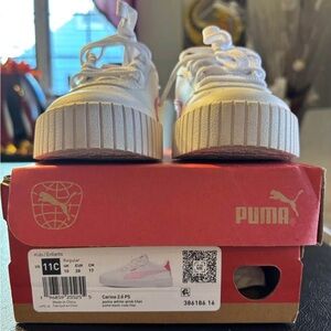 Puma Kids Sneakers White and Pink